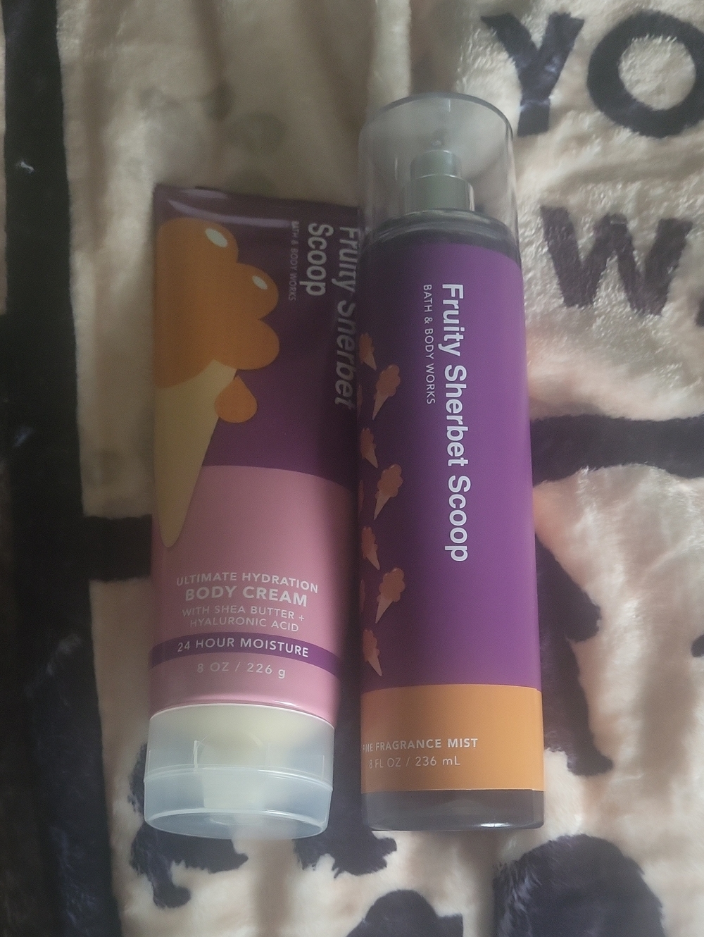 Bath Body Works Duo Fruity Sherbet Body Creme And Fruity Sherbet Mist